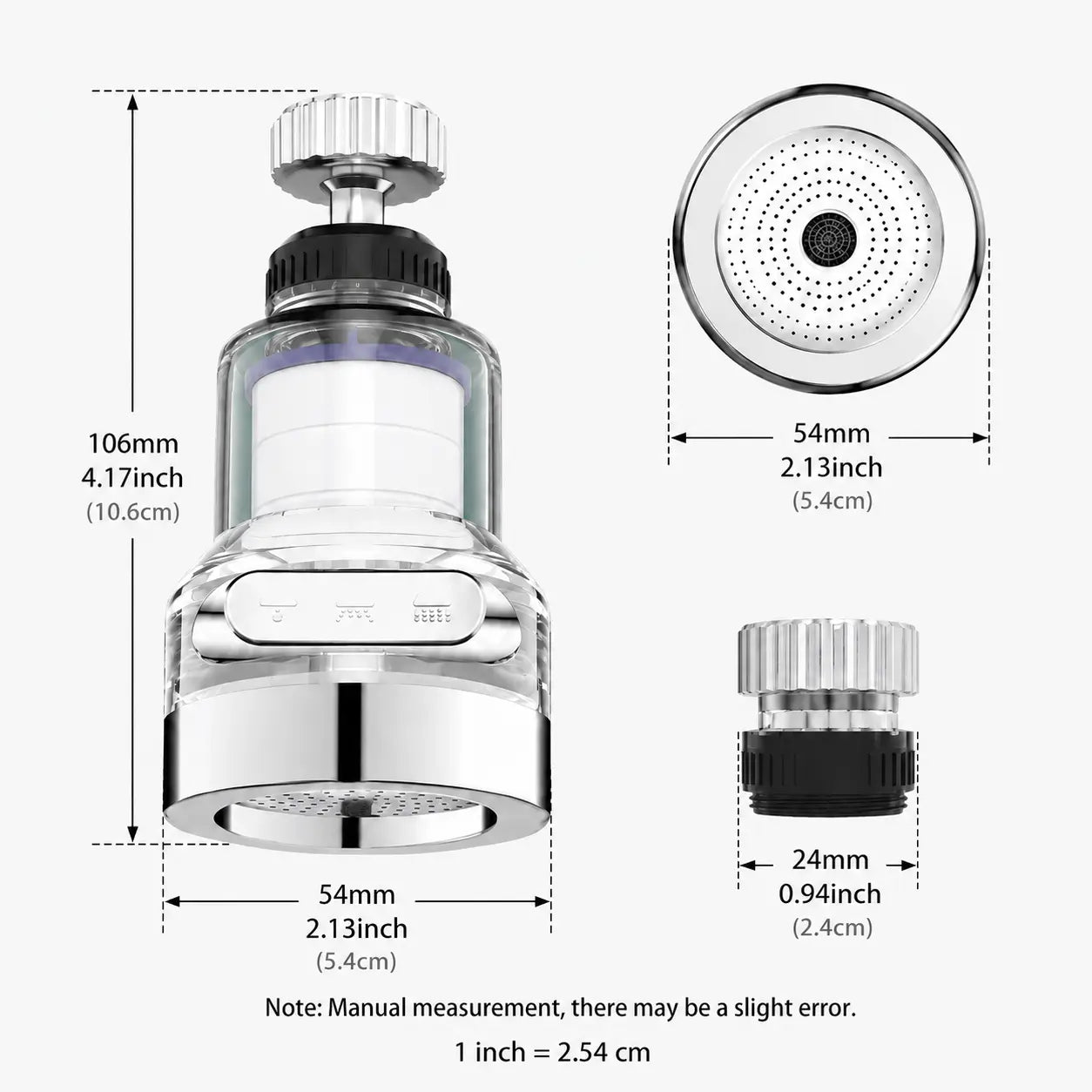 🔥 HOT SALE💦360° Rotating Faucet Filter – 6-Layer Filtration with 3 Water Modes & 10 Filters