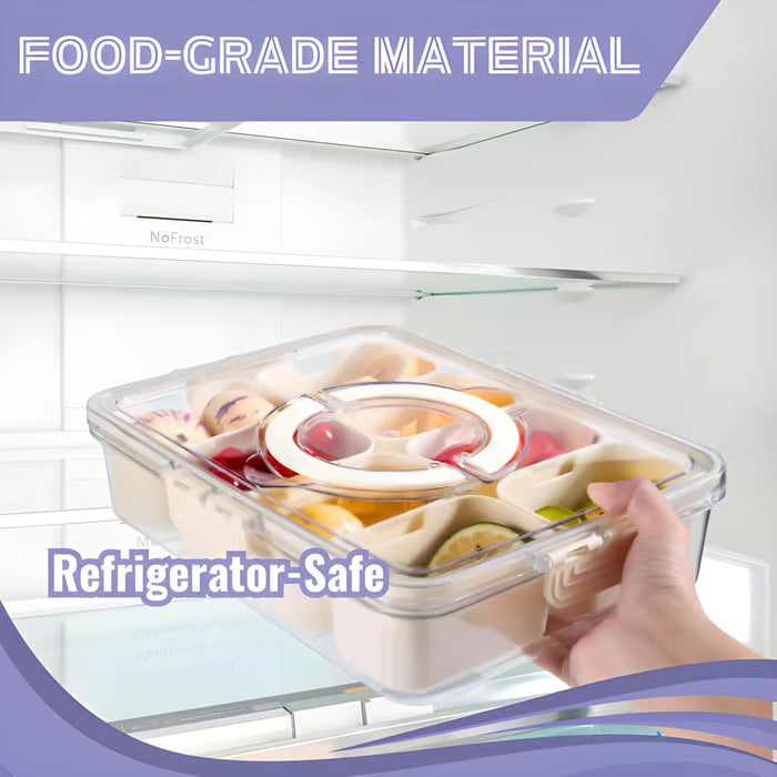 🍱 Air-Tight Snackle Box Container (8 Compartments)