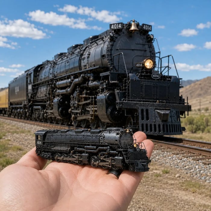 💥OFF 50% TODAY🏆85th Anniversary Steam Giant Die-Cast Model