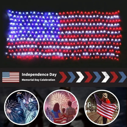 🔥HOT SALE 50% OFF✨Outdoor Solar American Flag Light