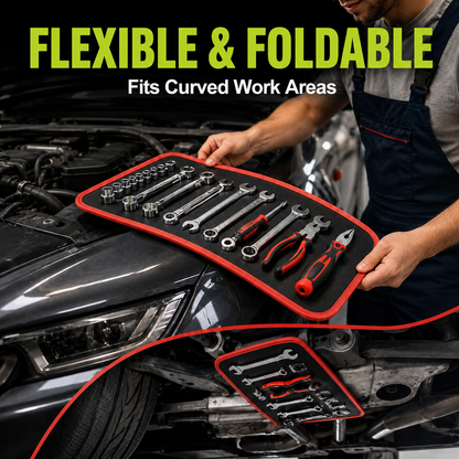 🔥HOT SALE 50% OFF🔧 Magnetic Tool Mat – Keep Screws Sockets & Tools Locked in Place