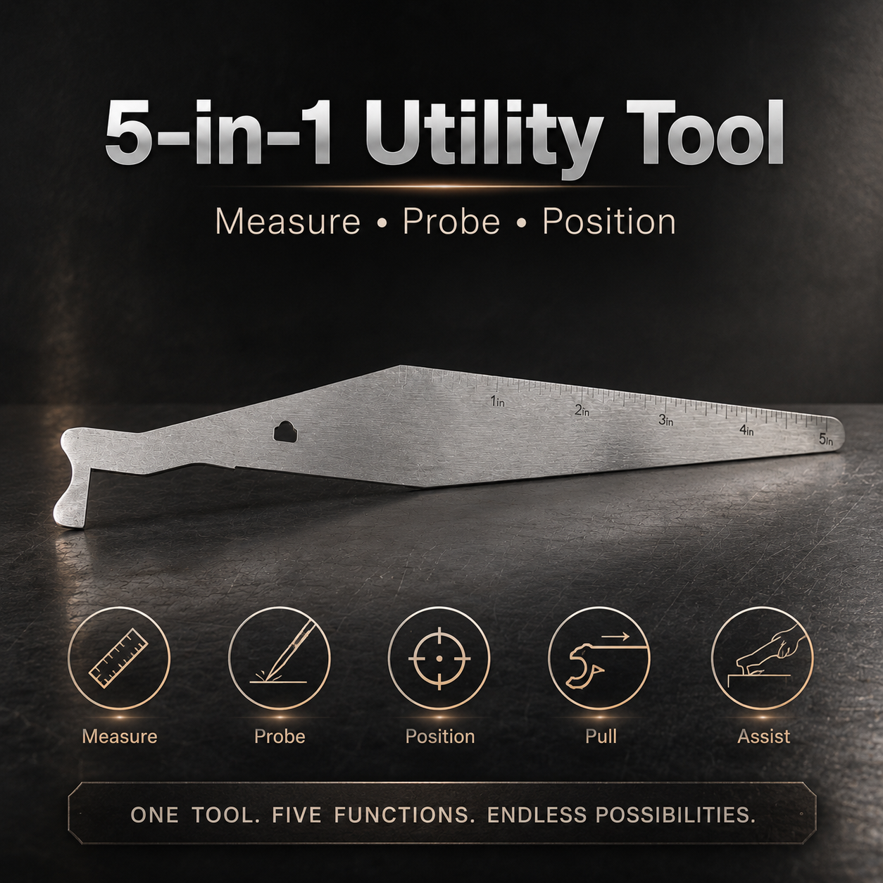 ⚡ Compact Emergency Rescue Wedge & Gap Utility Tool for Toolkits
