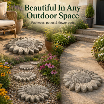 💥 LAST DAY 50% OFF - 🌻 Reusable Sunflower Stepping Stone Mold (📦Buy 2 Free Shipping)
