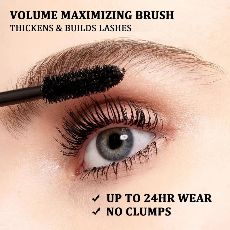 🔥LAST DAY 55% OFF👀7D Waterproof Mascara – 24H Volume & Curl