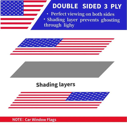 🔥50% OFF Flash Sale 65K+🎉American Car Hood Flag🦅No Glue No Tools🚗 Install in 1 Minute
