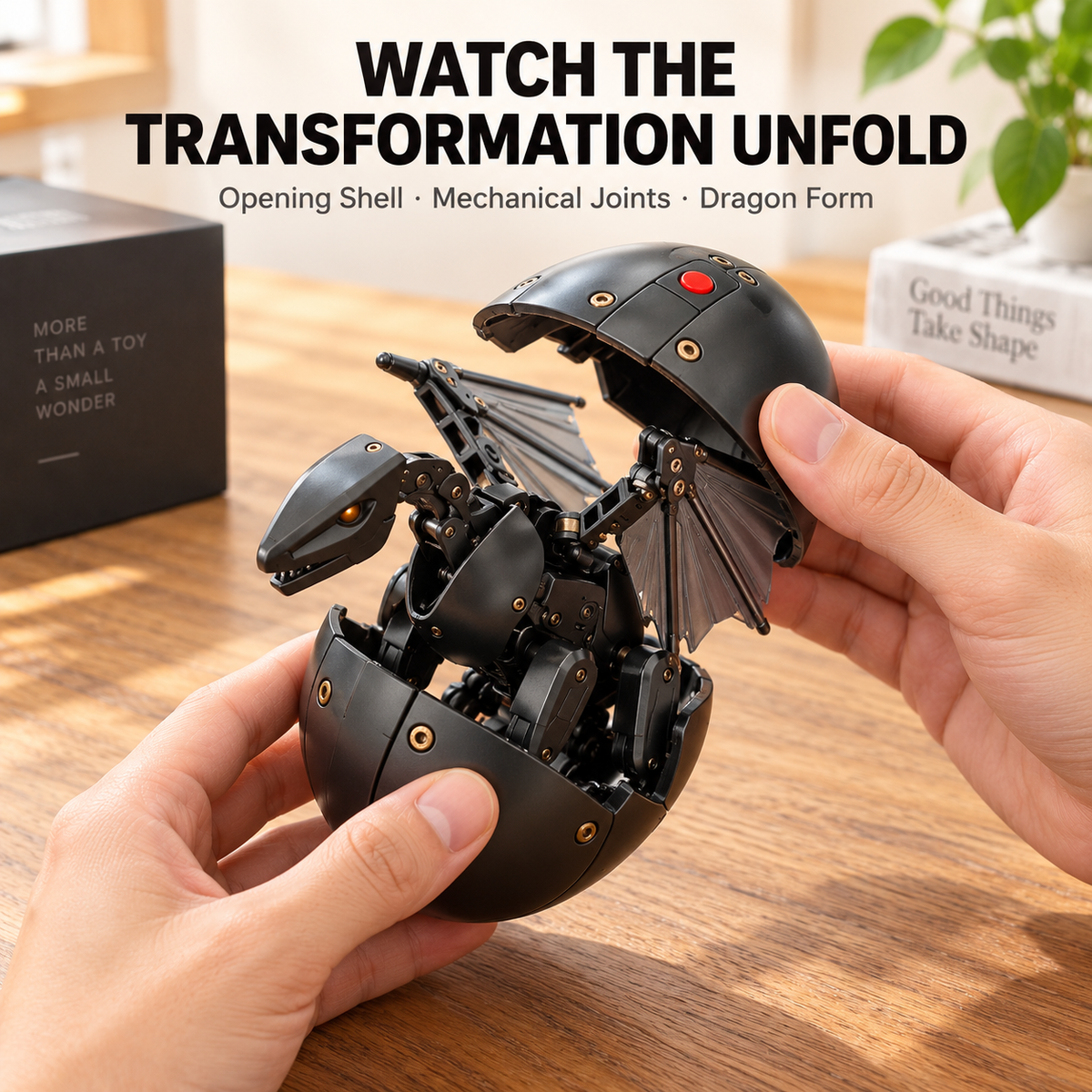 ✨🎁DragonMorph – Egg to Dragon Transforming Mechanical Toy