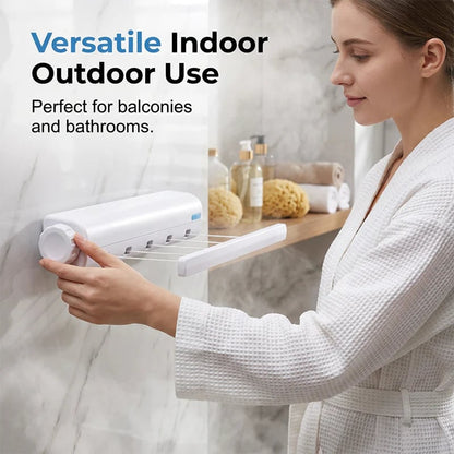 Retractable Multi-Line Clothesline Dryer