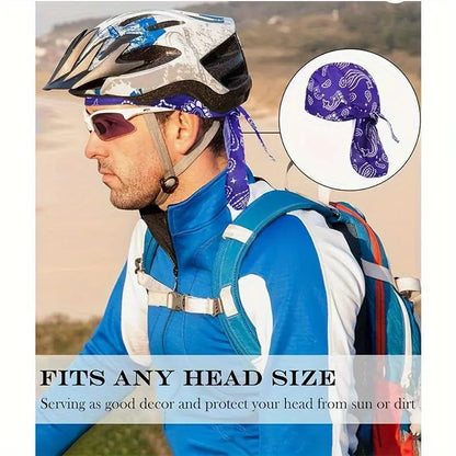 ❤️ Early Mother’s Day 49% OFF 🎁💨 Paisley Cooling Headscarf – Elastic Fit, No Pressure 🏃‍♂️🌿