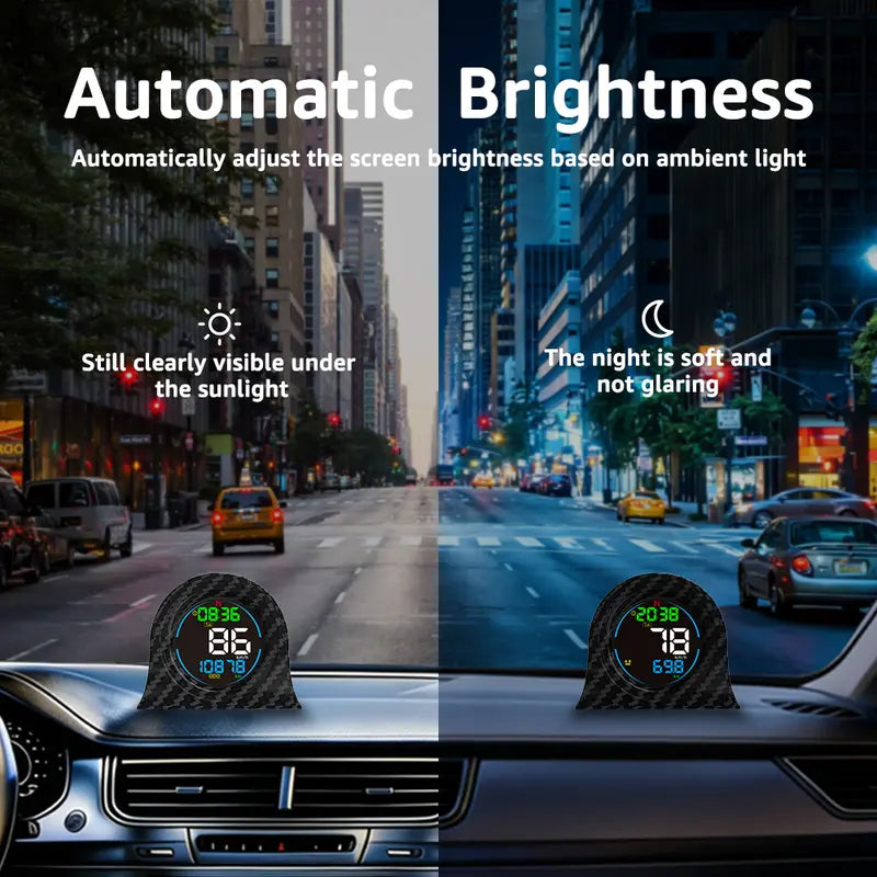 🔥HOT SALE 55% OFF🚗F2 Digital GPS Head-Up Display for Cars | USB Plug & Play Speedometer