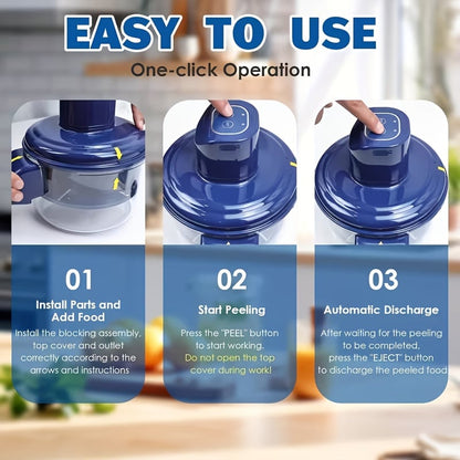 🔥HOT SALE 50% OFF - Universal Automatic Peeler | The Smart Kitchen Gadget That Peels Fruits & More In Seconds