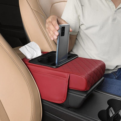 🔥HOT SALE 50% OFF🚗Multifunctional PU Leather Car Armrest Box Mat
