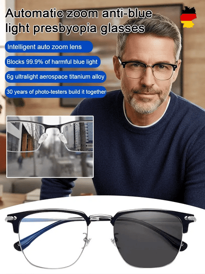 🎉49% OFF This Week Promotions🎉👓 Ultra Light Anti Blue Presbyopic Glasses