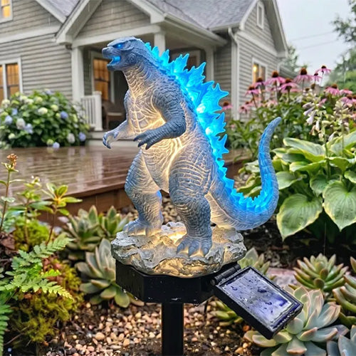 🚀 60th Anniversary Enterprise Solar Garden Light – Starship Outdoor Garden Decor 🪐