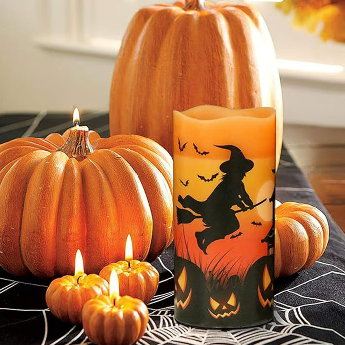 🎃 Halloween Flameless Flickering LED Candles