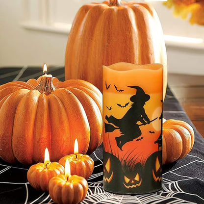🎃 Halloween Flameless Flickering LED Candles