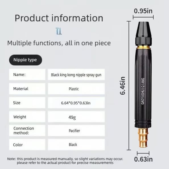 🔥 HOT SALE  49% OFF🔥50K+ SOLD!🛡️🚿 High-Pressure Water Gun