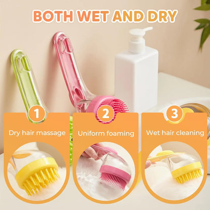 🐶BUY 2 GET 1 FREE🛁 2-IN-1 Pet Bath Brush with Shampoo Dispenser