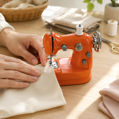 🧵Mini Electric Sewing Machine– Compact Beginner-Friendly Sewing Machine for Home & DIY