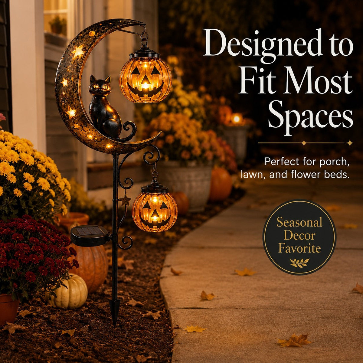 🎃 Shop Early for Halloween! 49% OFF Pumpkin Moon Garden Stake Light