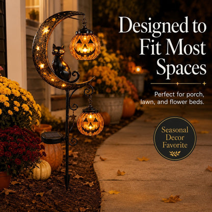 🎃 Shop Early for Halloween! 49% OFF Pumpkin Moon Garden Stake Light