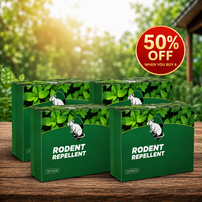 💥LAST DAY SALE 50%OFF💥🟢 Natural Peppermint Rodent Repellent Tablets – 12 Pack