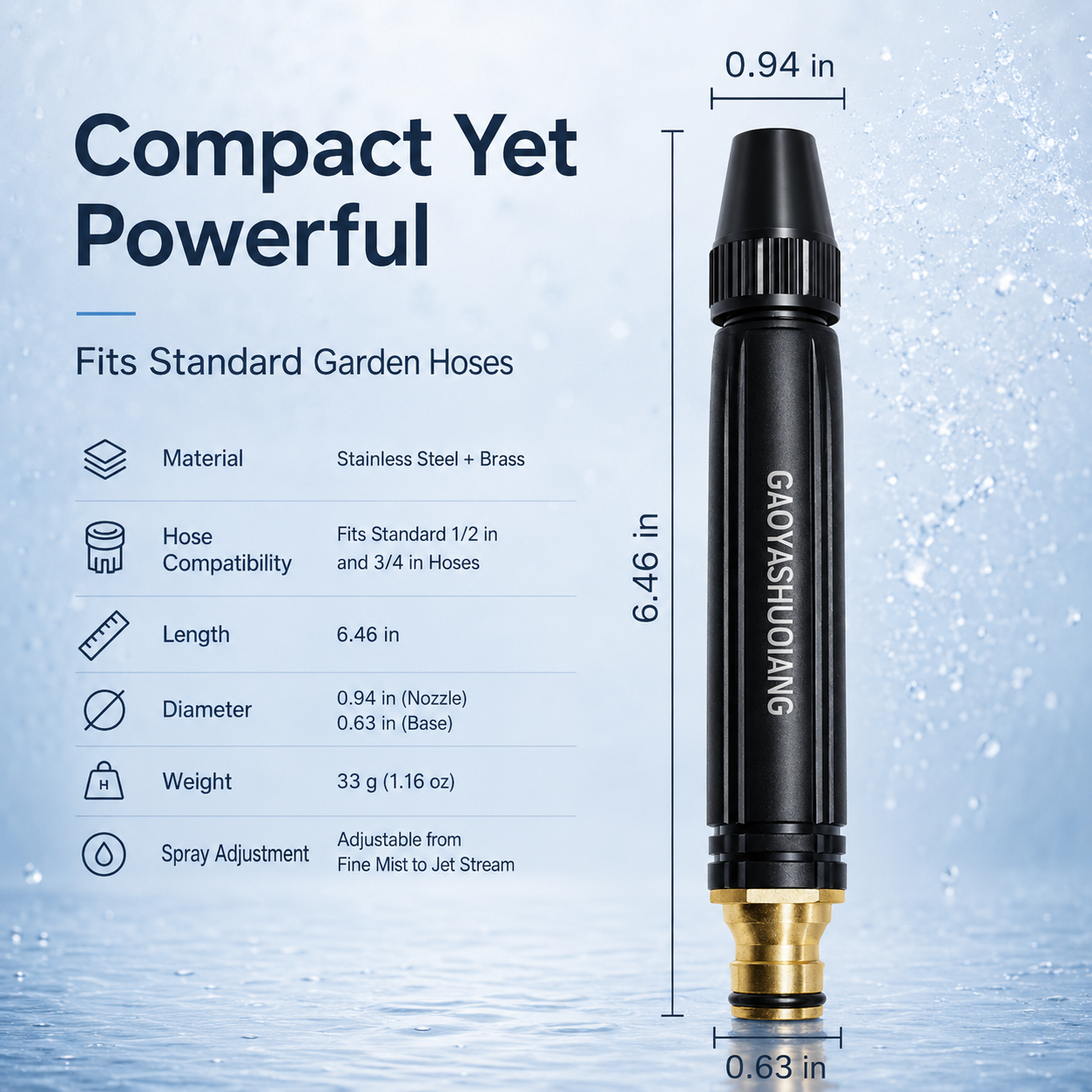 💦 Powerful Spray Water Gun for Cars, Gardens & More – 55% OFF