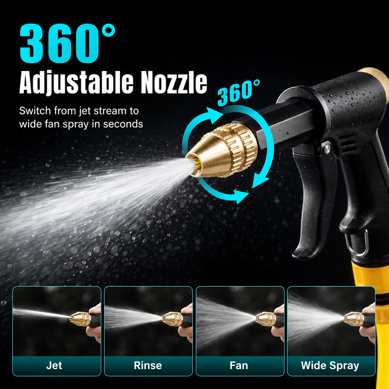 🔥HOT SALE 55% OFF💦 Premium High-Pressure Water Gun for Cars & Gardens