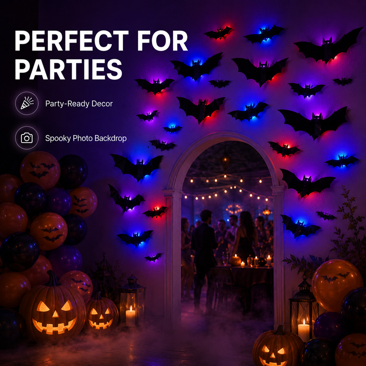 🔥SPOOKY SALE 55% OFF🦇 Halloween LED Bat Decorations