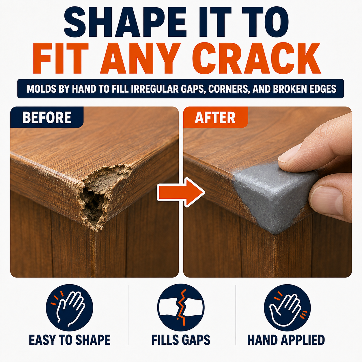 🛠️ High-Strength Repair Putty – Metal Wood PVC & Ceramic