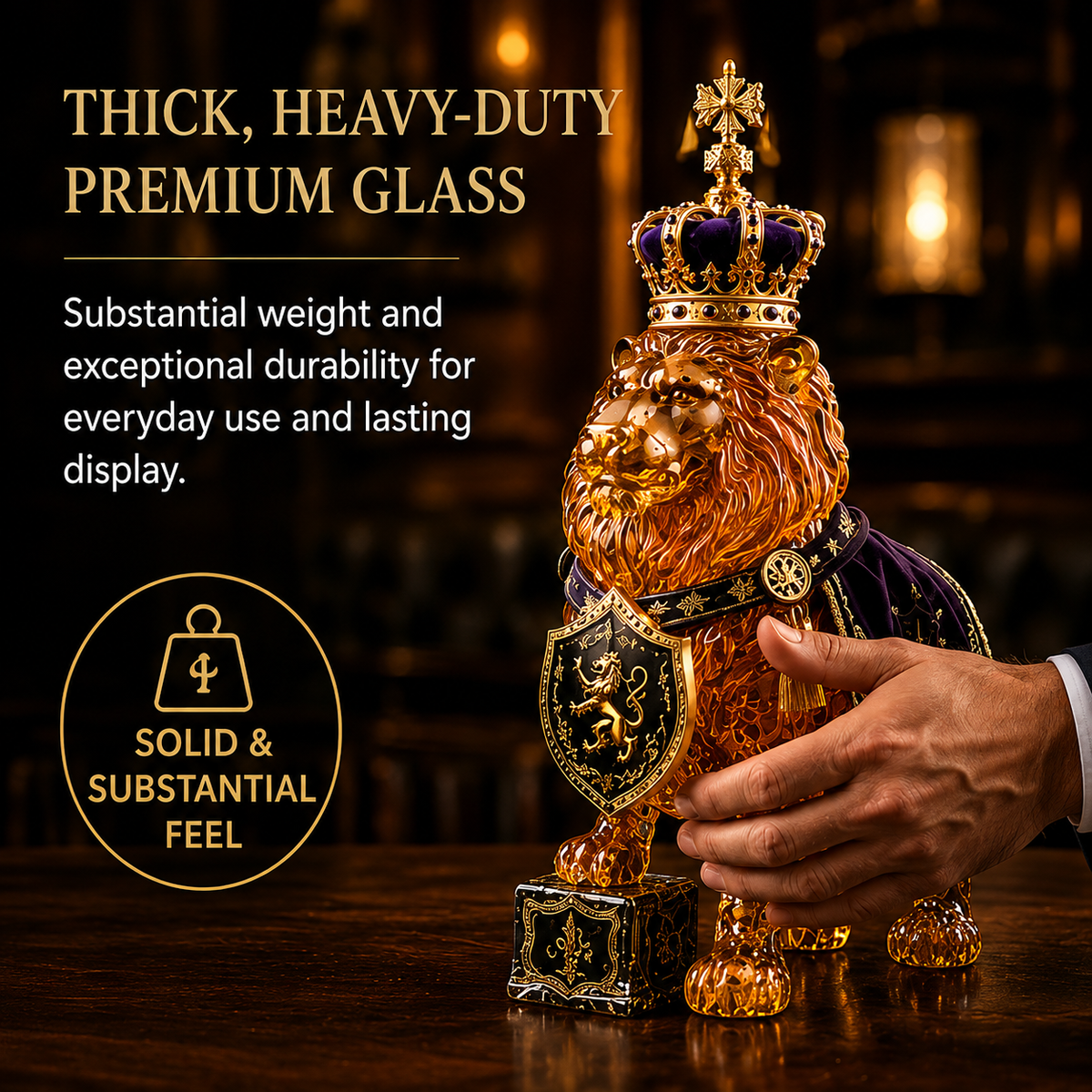 HOT SALE👑87th Anniversary Royal Lion Whiskey Bottle