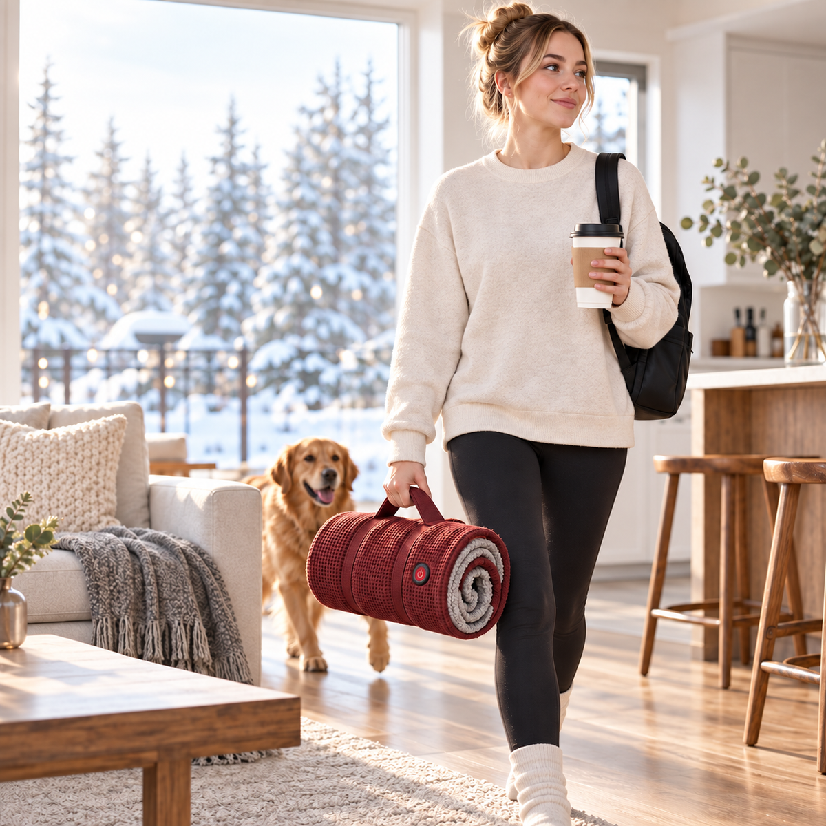 🔥Wearable Heated Blanket – Cozy Hands-Free Warmth