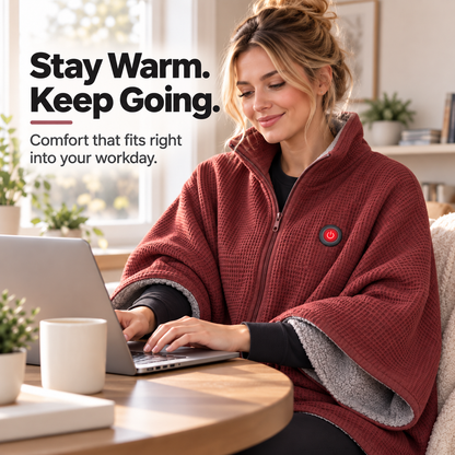 🔥Wearable Heated Blanket – Cozy Hands-Free Warmth