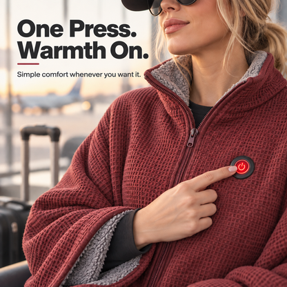 🔥Wearable Heated Blanket – Cozy Hands-Free Warmth