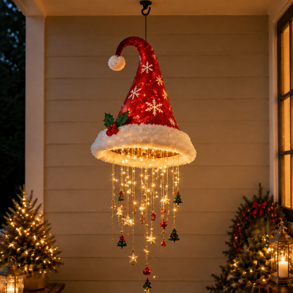 🔥HOT SALE 55% OFF🎅 Santa Hat Hanging Chandelier 🎄