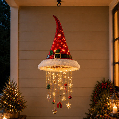 🔥HOT SALE 55% OFF🎅 Santa Hat Hanging Chandelier 🎄