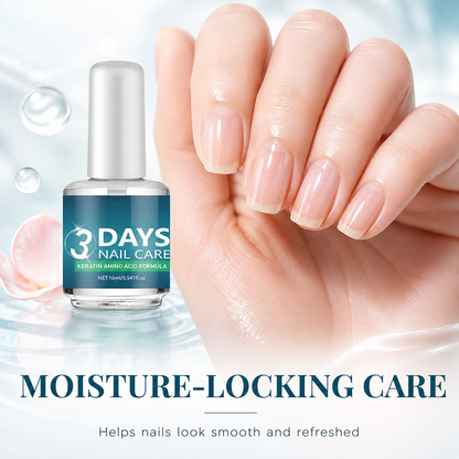 💝LAST DAY 49% OFF💝3 Days Nail Care - Keratin Amino Acid Formula, Suitable for Soft and Fragile Nails