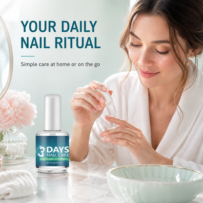 💝LAST DAY 49% OFF💝3 Days Nail Care - Keratin Amino Acid Formula, Suitable for Soft and Fragile Nails