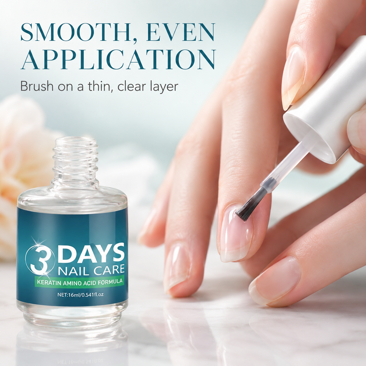 💝LAST DAY 49% OFF💝3 Days Nail Care - Keratin Amino Acid Formula, Suitable for Soft and Fragile Nails