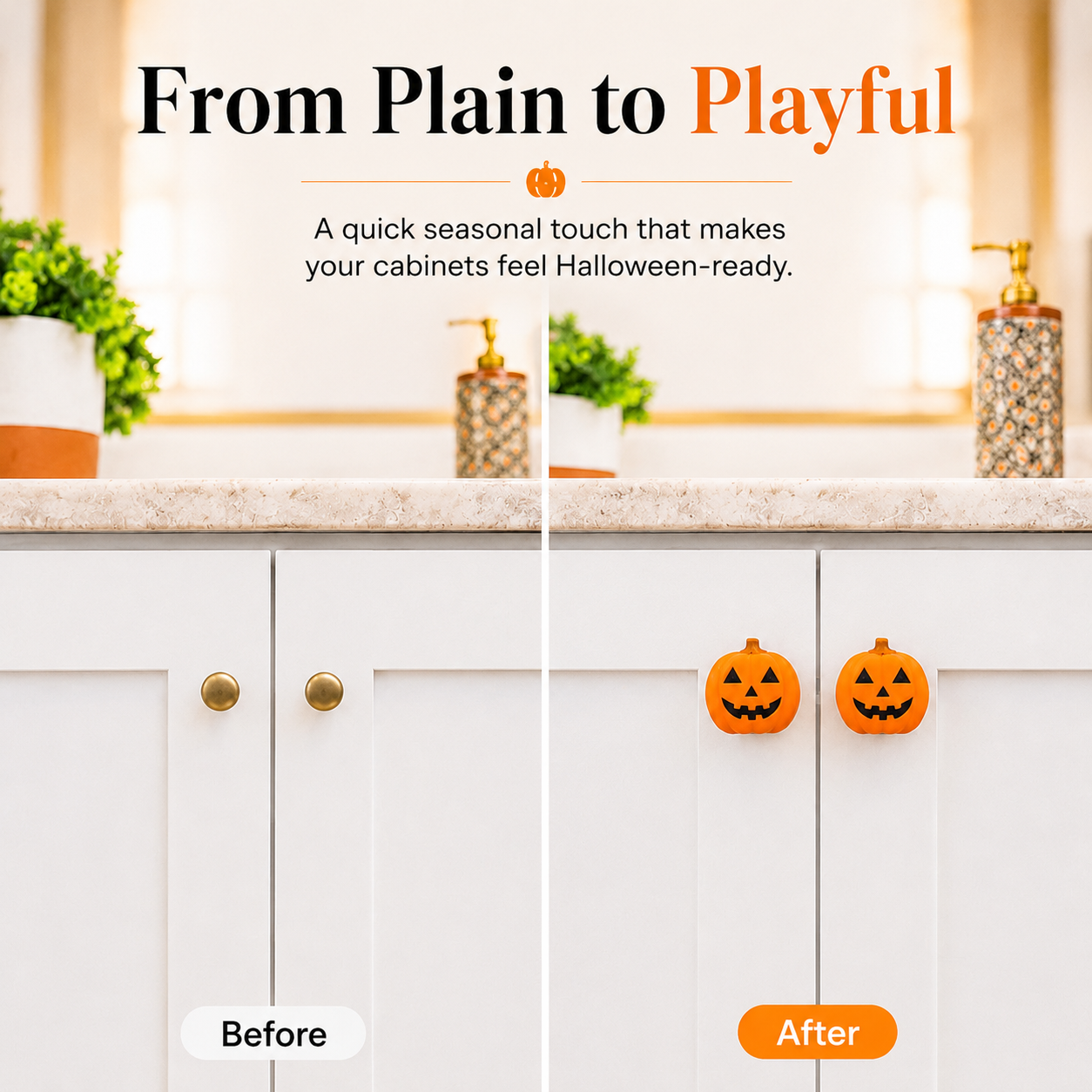 🎃FLASH SALE 55% OFF🧡 Pumpkin Cabinet Knob Covers