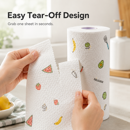 ✨55% OFF TODAY🧽 Disposable Kitchen Cleaning Cloths 💦Ultra Absorbent • Grease-Fighting • Hygienic