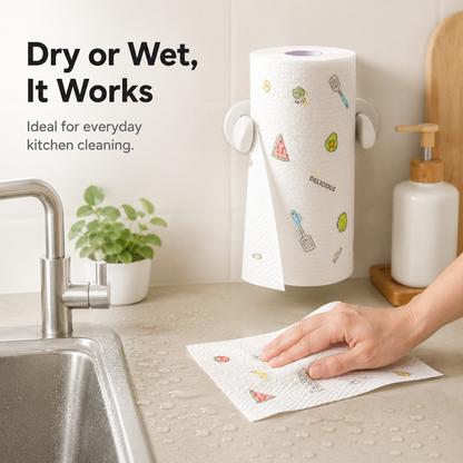 ✨55% OFF TODAY🧽 Disposable Kitchen Cleaning Cloths 💦Ultra Absorbent • Grease-Fighting • Hygienic