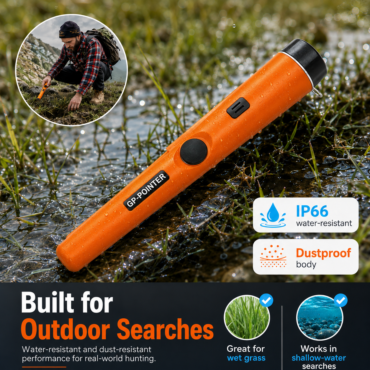 🔥55% OFF TODAY🔍 GP-Pointer Pinpointer Metal Detector