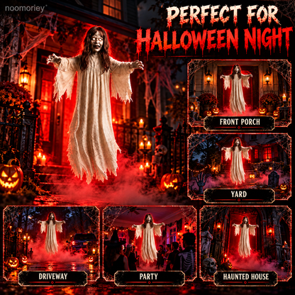 👻 Hauntdrone™ Ghost Girl & Demon Nun – Flying Halloween Scare Prop with Live Camera
