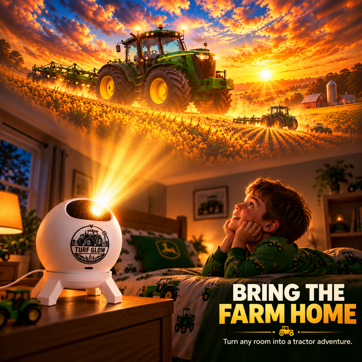 🔥HOT SALE 50% OFF 🚜 Tractor Dream Projector ✨ Bring the Farm Adventure Home