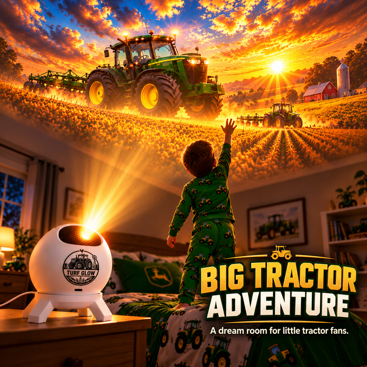 🔥HOT SALE 50% OFF 🚜 Tractor Dream Projector ✨ Bring the Farm Adventure Home