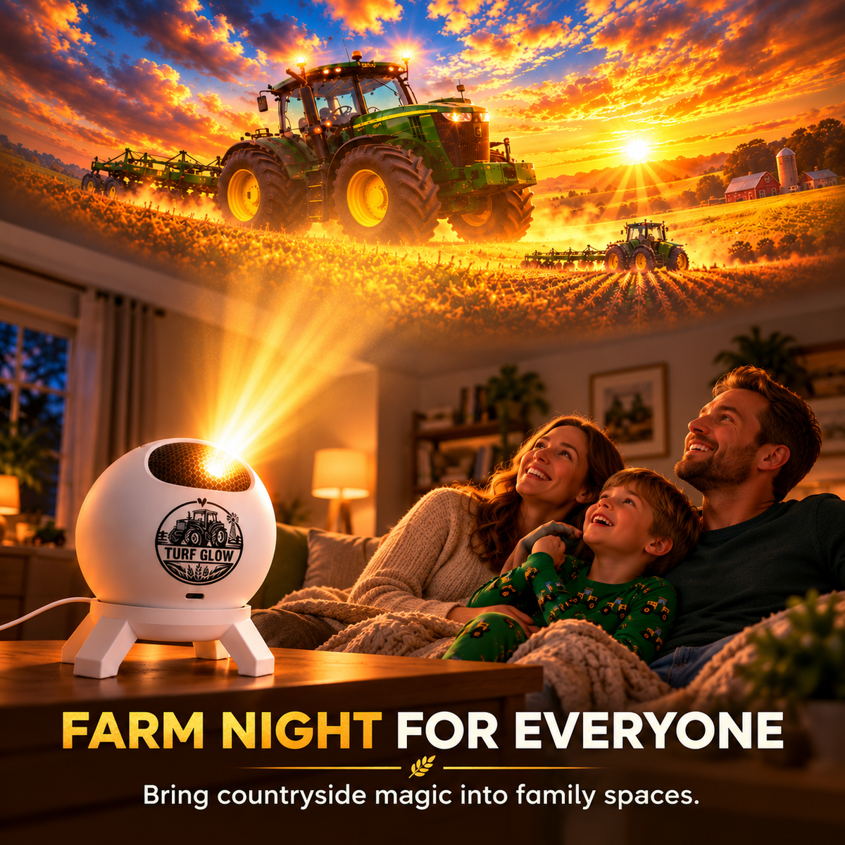 🔥HOT SALE 50% OFF 🚜 Tractor Dream Projector ✨ Bring the Farm Adventure Home
