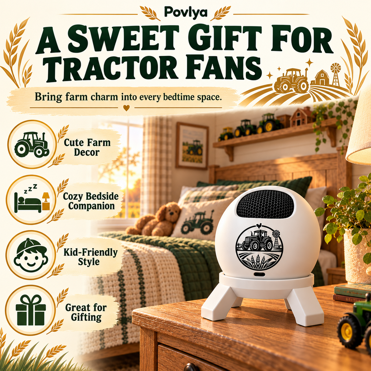 🔥HOT SALE 50% OFF 🚜 Tractor Dream Projector ✨ Bring the Farm Adventure Home
