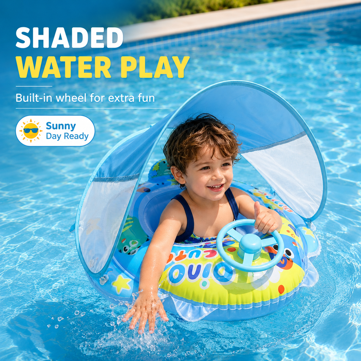 🏖️✨ Baby Swim Float with Safety Seat – Perfect for Water Play