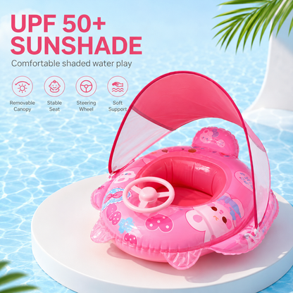 🏖️✨ Baby Swim Float with Safety Seat – Perfect for Water Play