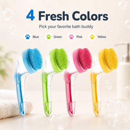 🐶BUY 2 GET 1 FREE🛁 2-IN-1 Pet Bath Brush with Shampoo Dispenser